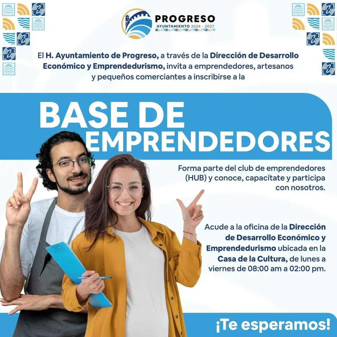 Erik Rihani fortalece el impulso a emprendedores de Progreso