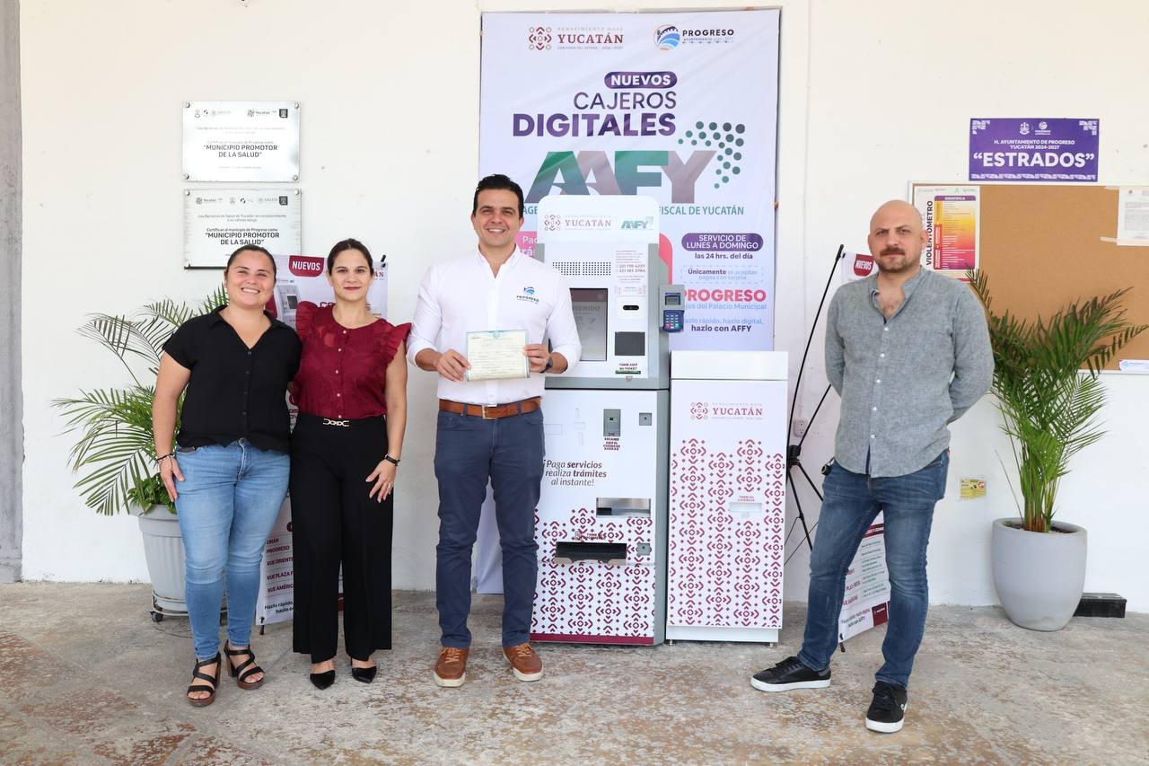 Erik Rihani y SAF estatal amplían los servicios con cajero digital