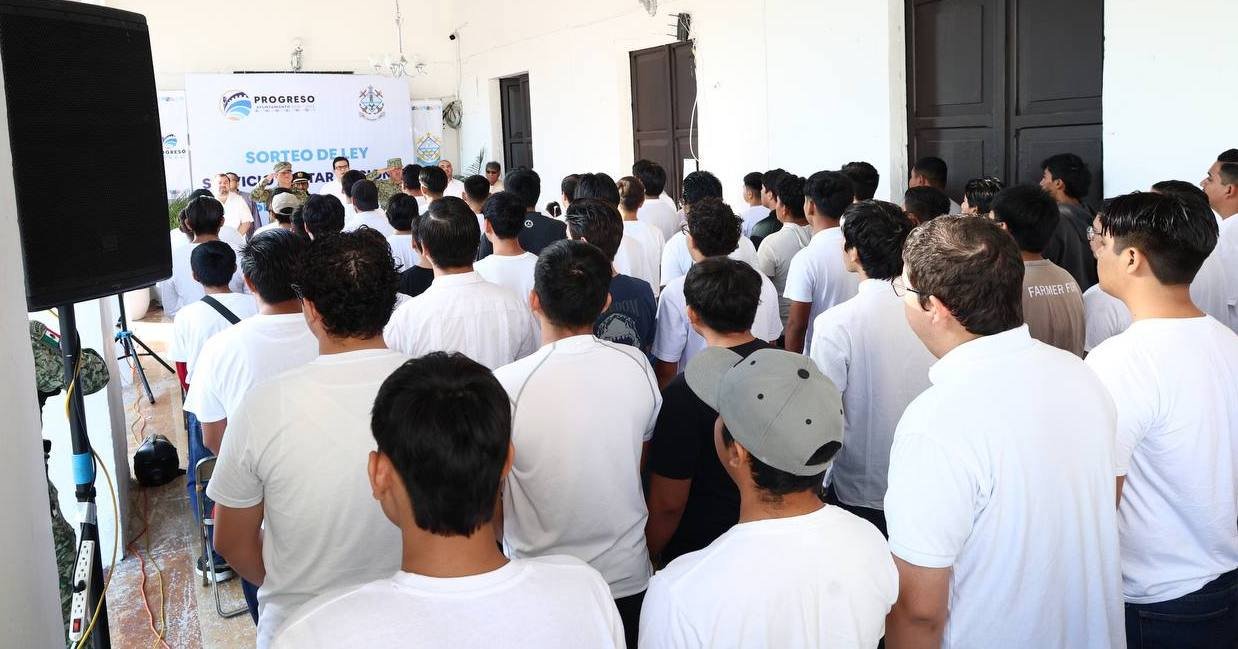 Progreso realiza Sorteo del Servicio Militar 