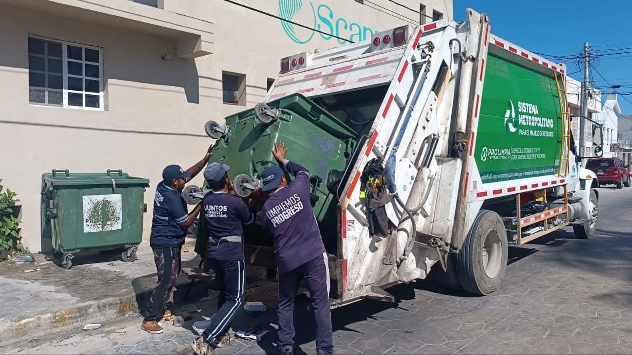 Ayuntamiento de Progreso yProlimpia garantizan limpieza en festividades