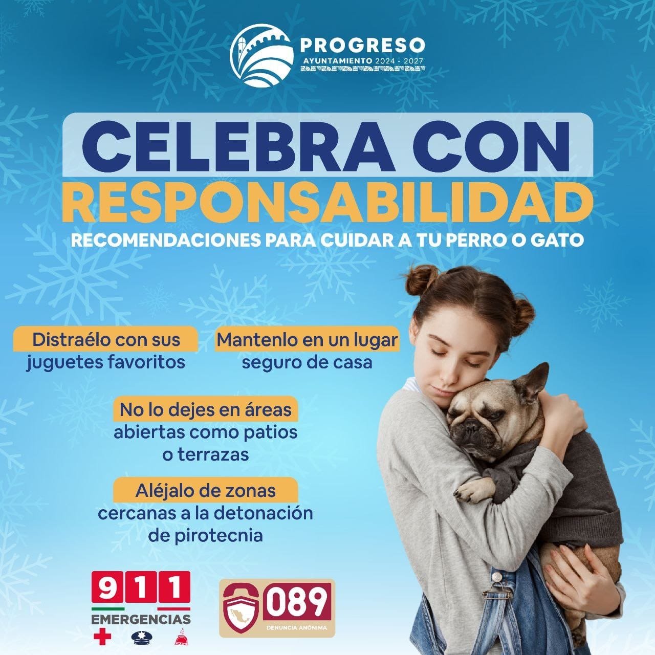 Erik Rihani refuerza campaña de prevención por fiestas decembrinas