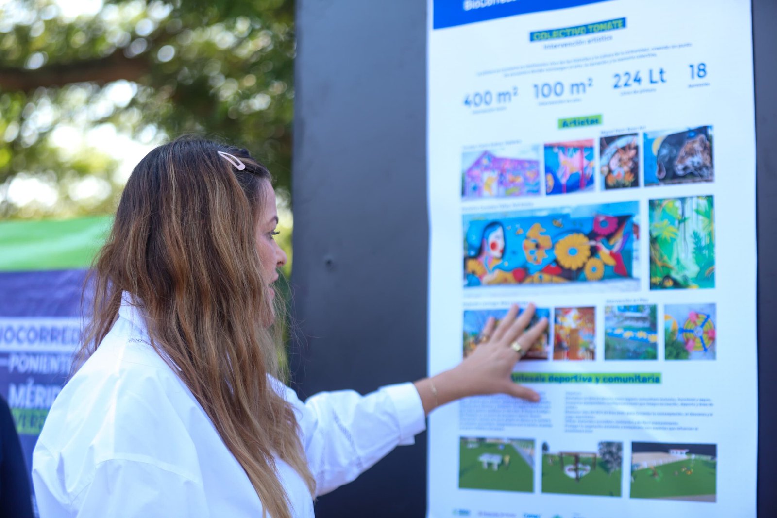 Inicia Cecilia Patrón construcción del primer bio-corredor urbano de Mérida.