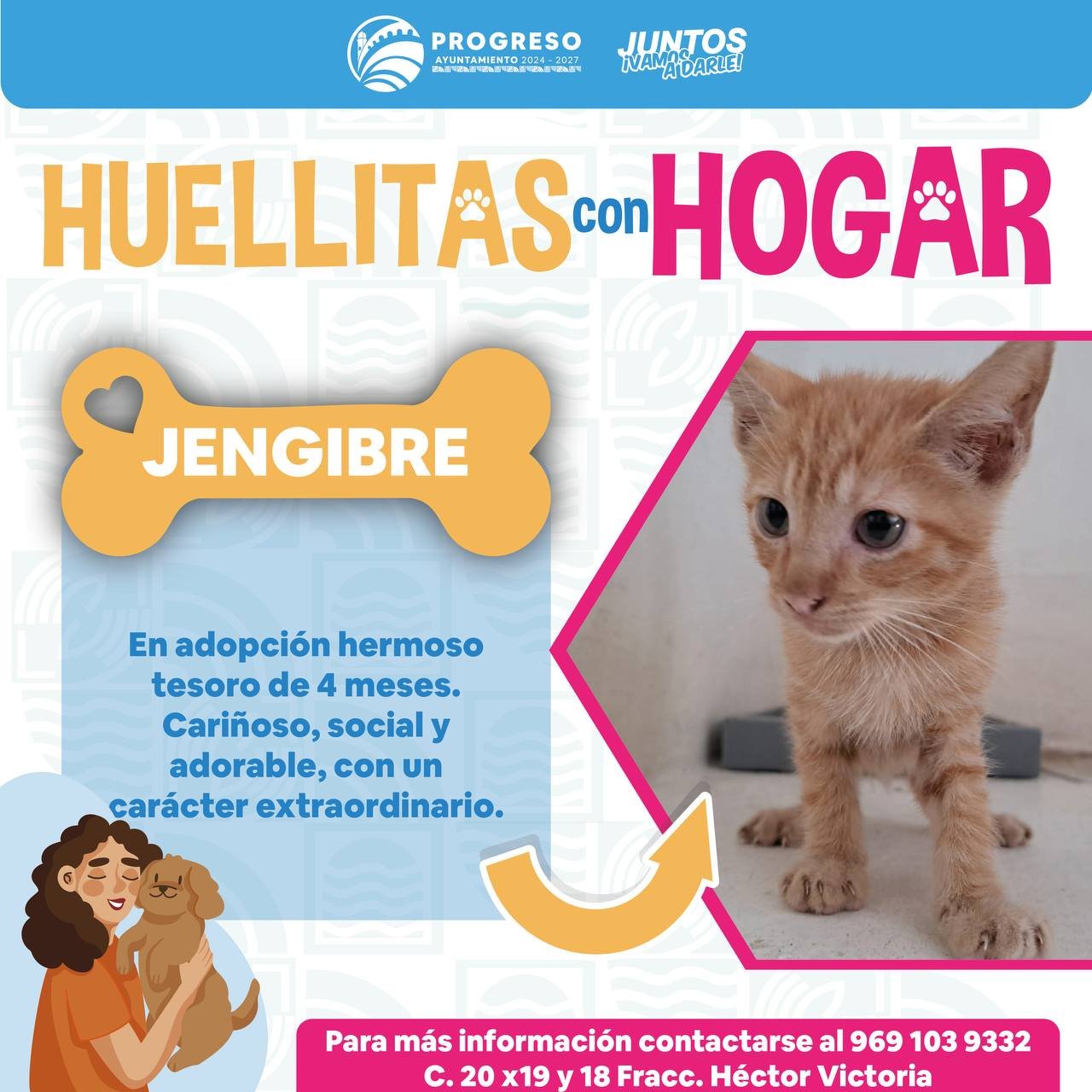 Progreso invita a sumarse a la campaña de adopción “Huellitas con Hogar
