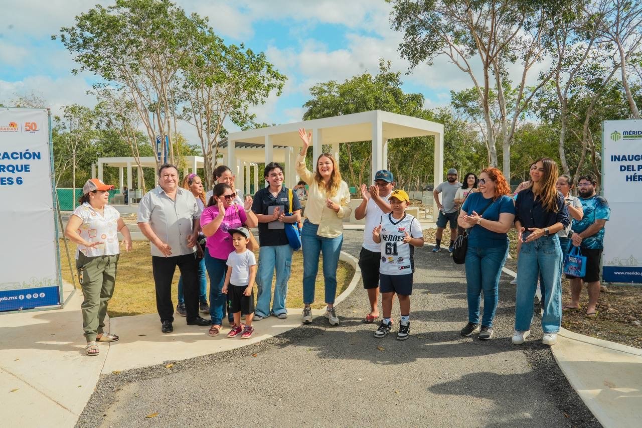 Mérida innova en espacios, primer parque para actividades diversas: Cecilia Patrón.