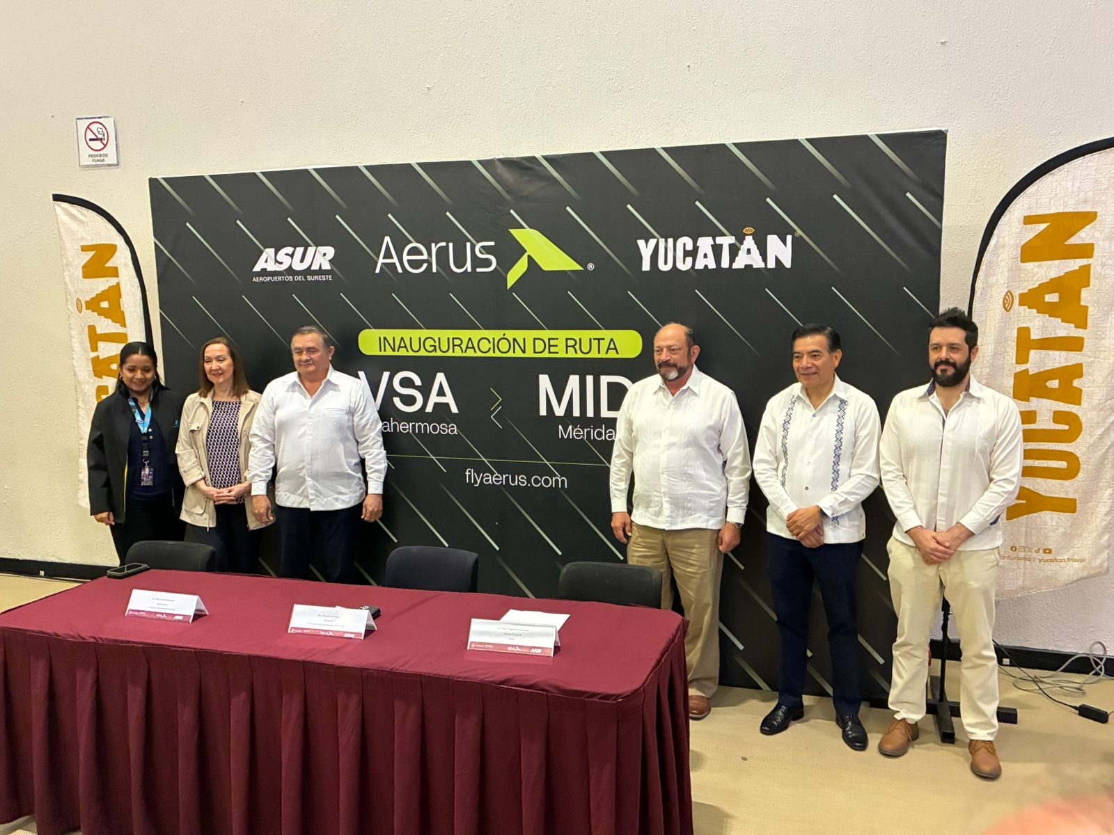 Yucatán fortalece su conectividad con el vuelo Villahermosa-Mérida de Aerus