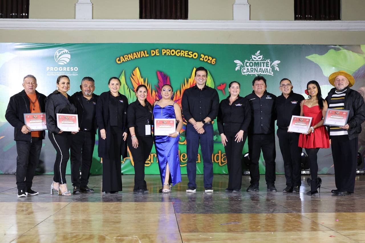 Comparsas hacen vibrar el Carnaval de Progreso 2026