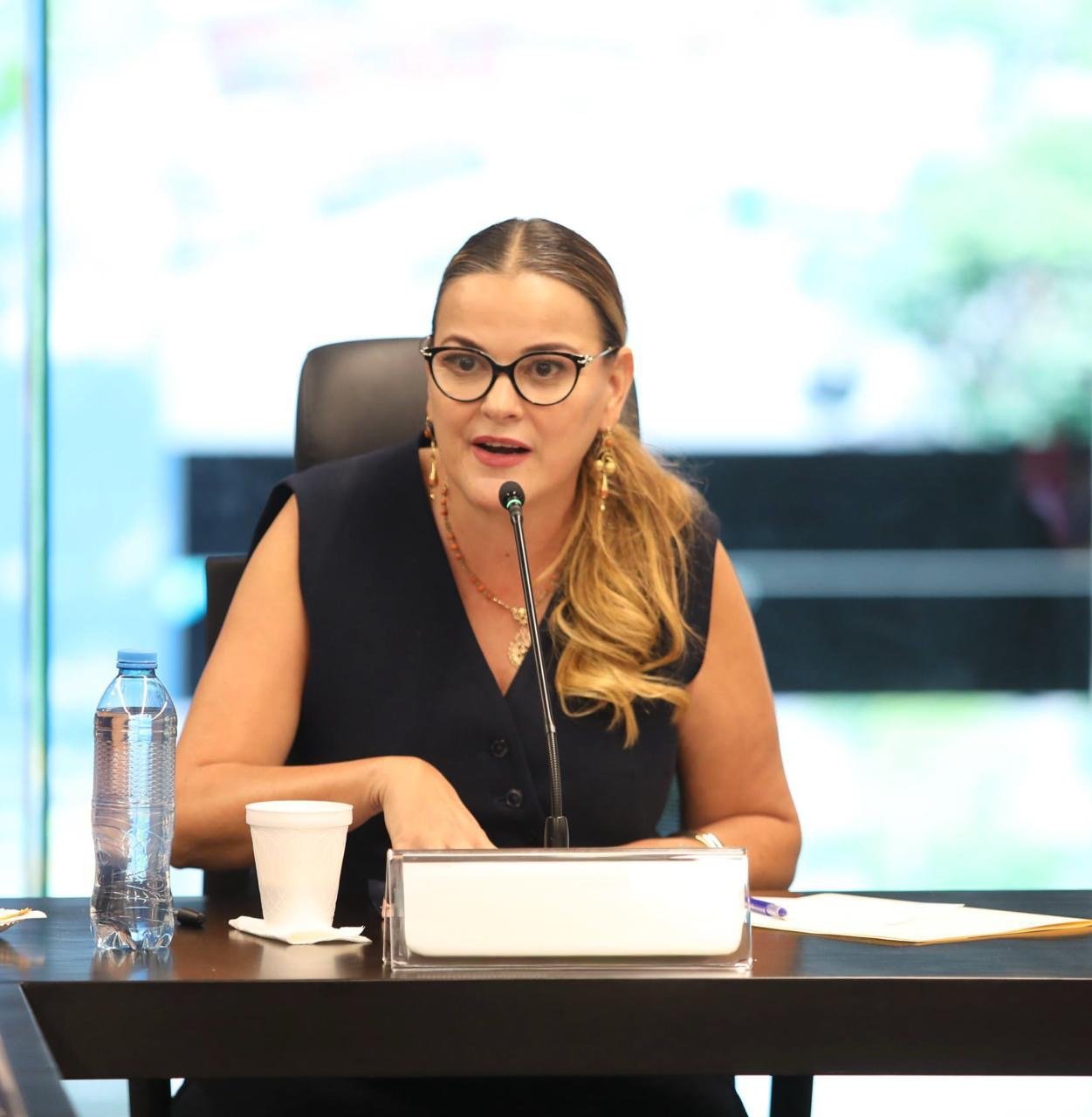 Participa Cecilia Patrón en mesa de trabajo con Claudia Sheinbaum sobre seguridad municipal