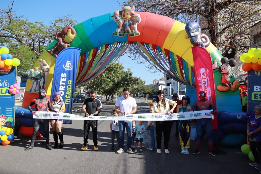 Biciruta Mérida inaugura Biciescuela y nueva imagen con apoyo de la IP