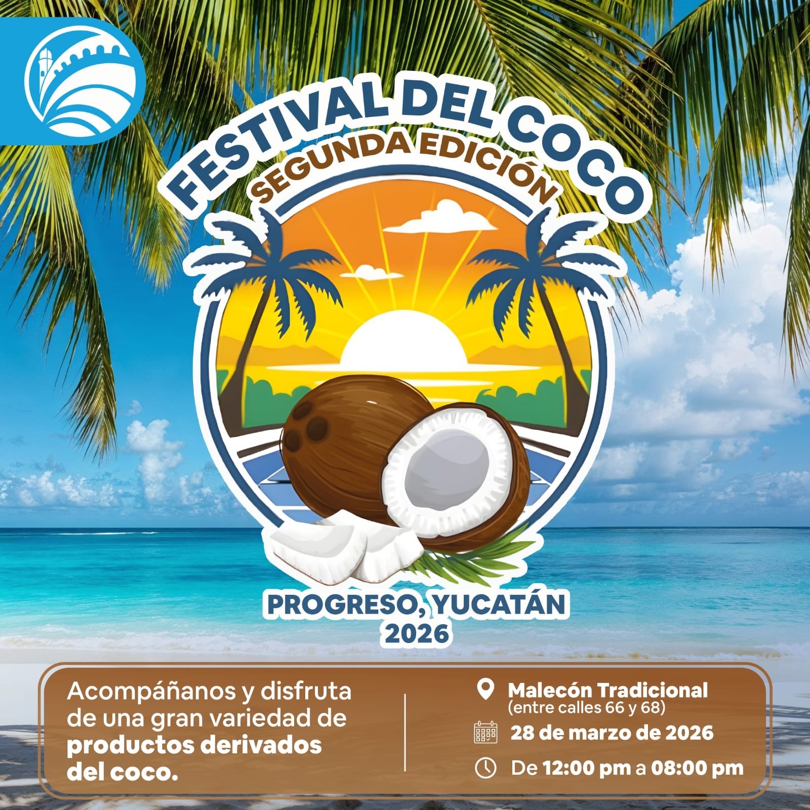 Progreso celebrará el Festival del Coco 2026