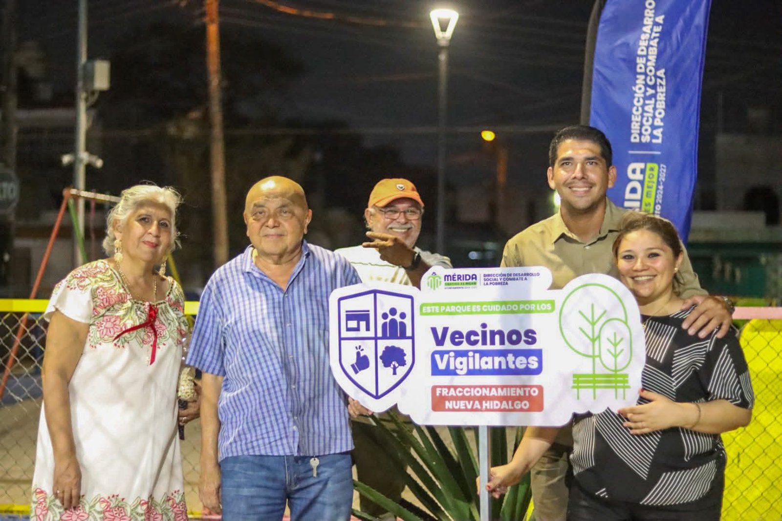 Ayuntamiento de Mérida fortalece la unión vecinal con cuidadores de parque