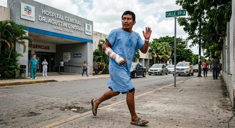 huye del hospital